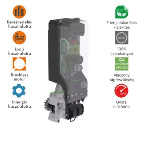   Roger TW90/600HS 600 kg-os oszlopba szerelhető, gyors tolókapunyitó motor