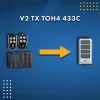 Able V2 Vidue TX TOH4 4 csatornás távirányító 433 MHz-es