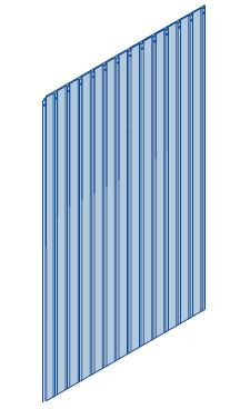 Hörmann Berry tüzifatároló hátfal egyéb RAL szín (2. típushoz)