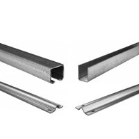 C-, V-, O-, U-, vezetősínek és kiegészítőik